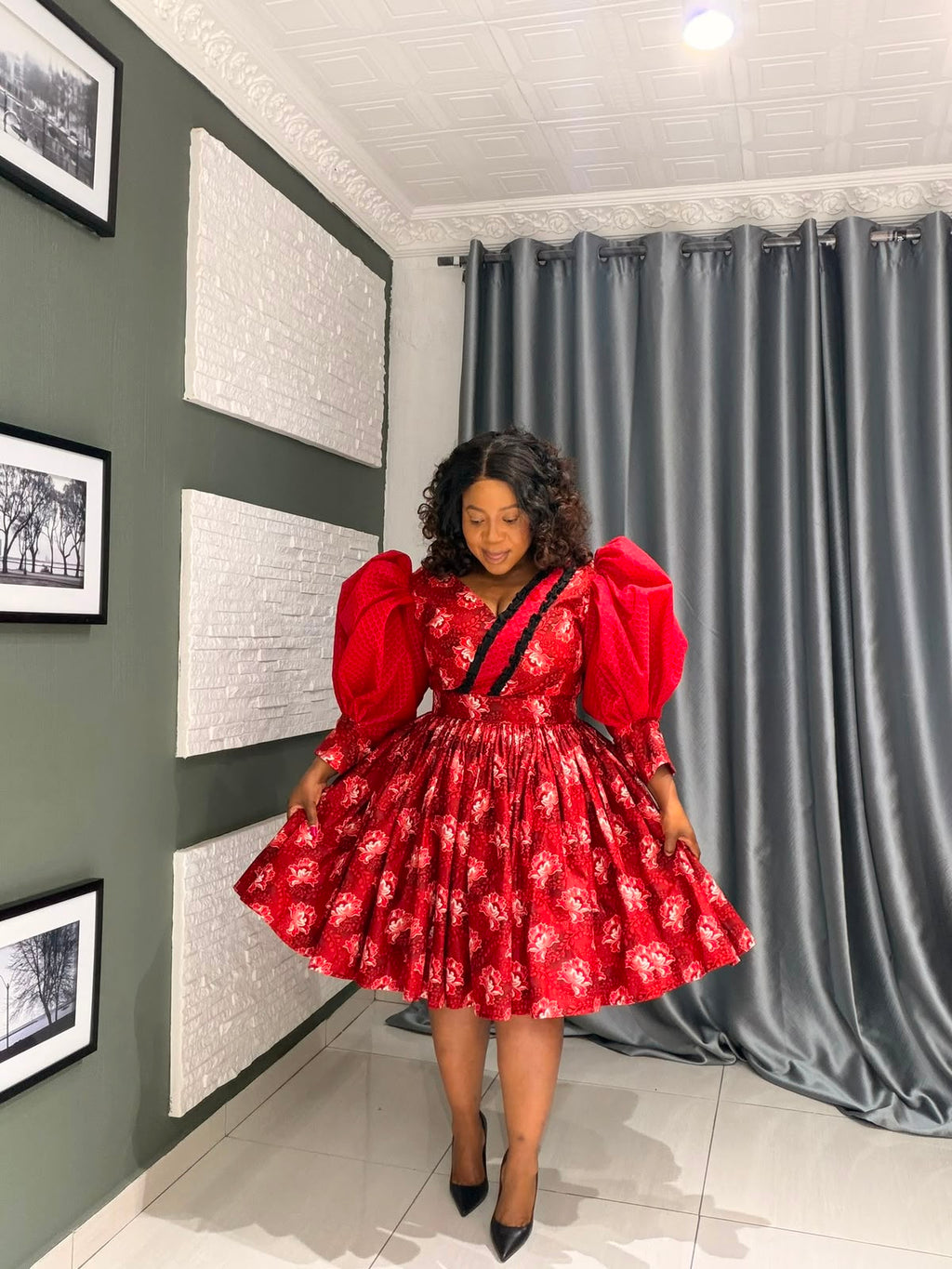 Crimson Empress Dress