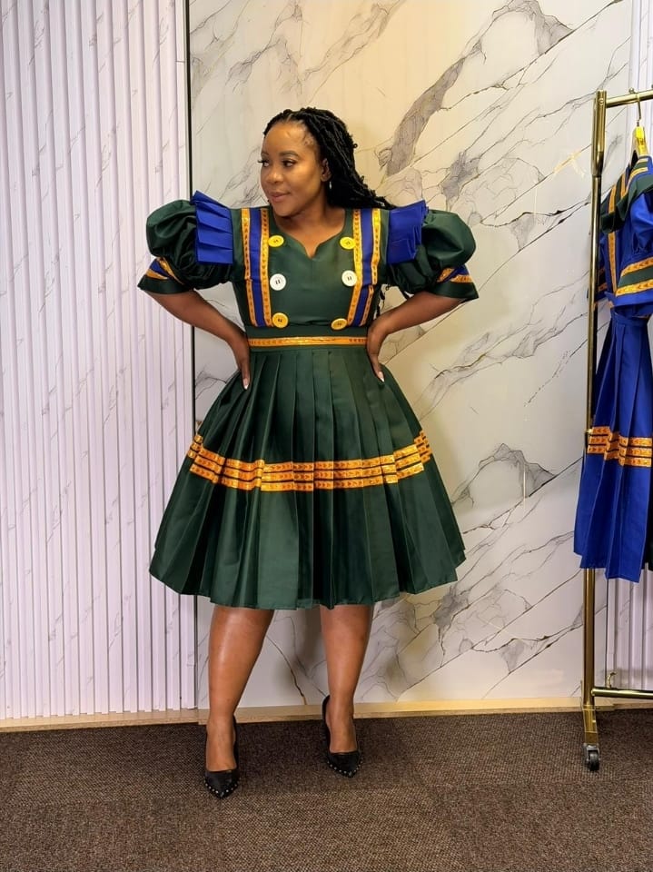 Emerald Bloom Dress