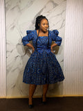 Navy Elegance Bowtie Dress