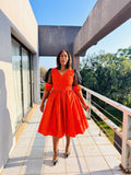 Sunburst Harmony V - Neck Dress