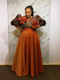 Sunfire Bloom Gown