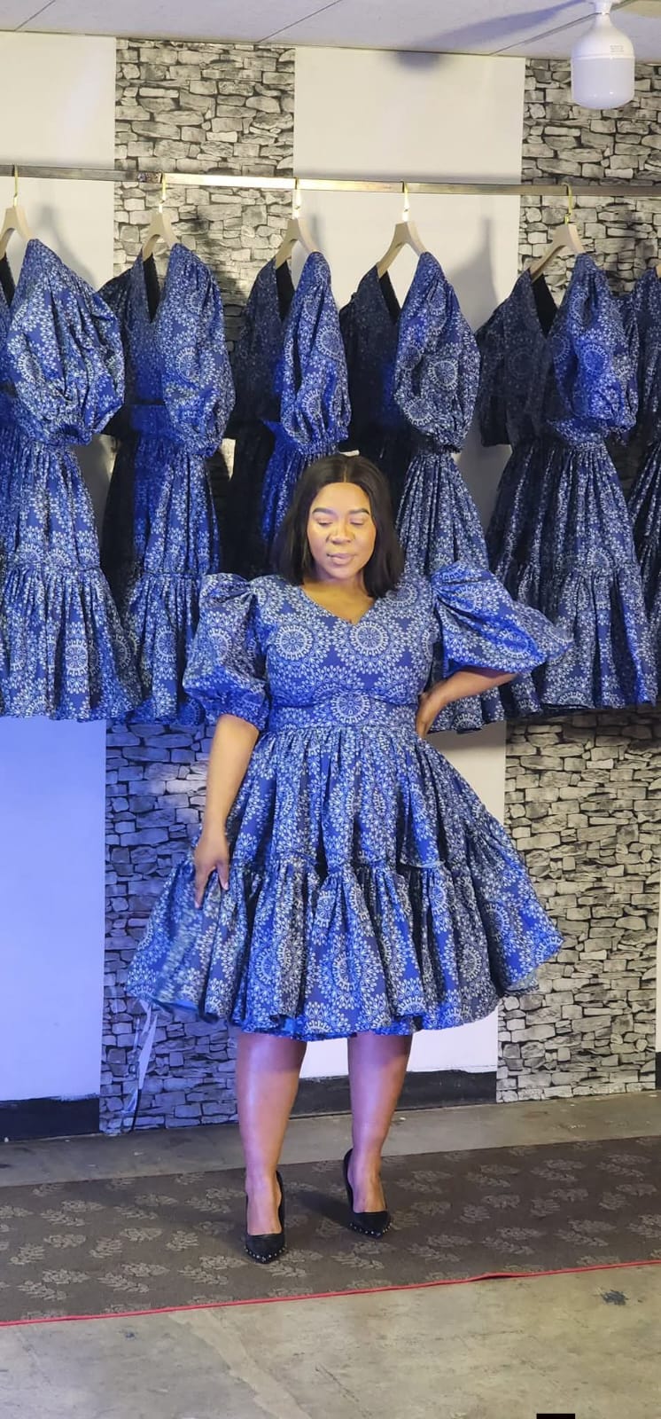 Indigo Flow Blouse