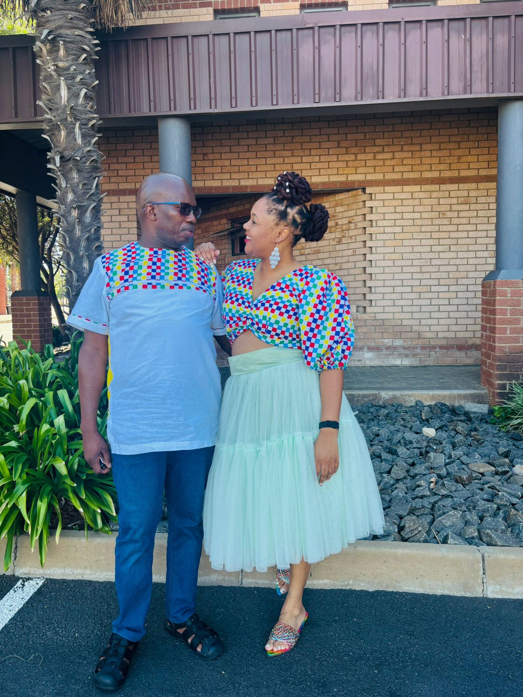 Ndebele couple set