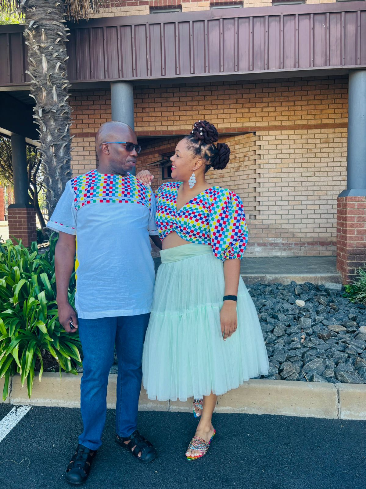 Ndebele couple set
