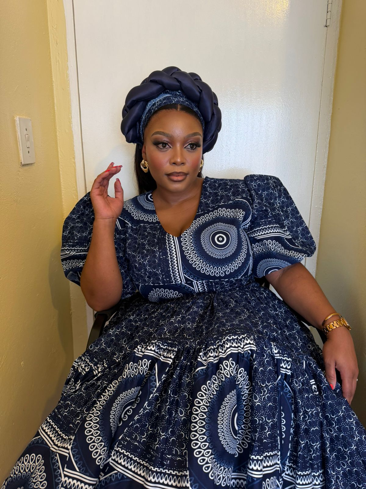 Blue Pride Bridal Set