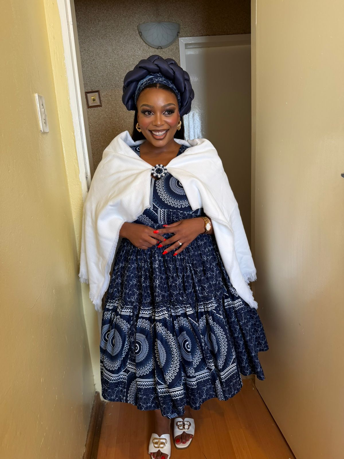 Blue Pride Bridal Set