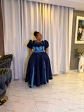 Azure Echo Gown