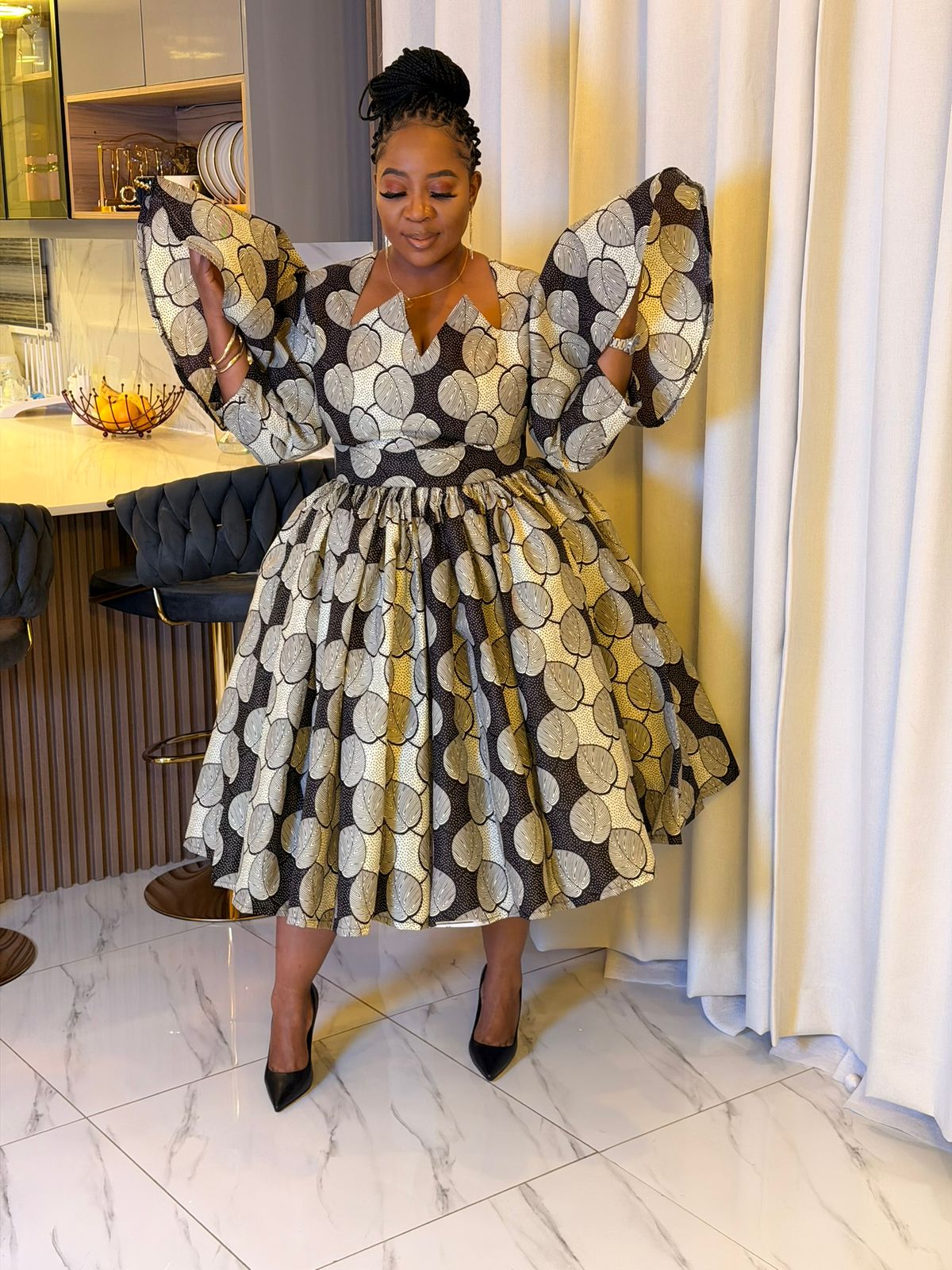 Polka Power Statement Dress