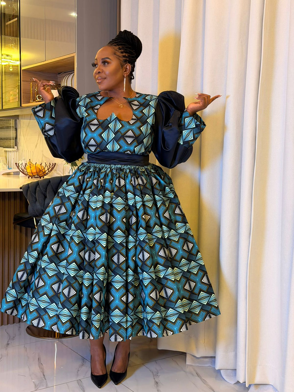 Royal Tide Sweetheart Dress