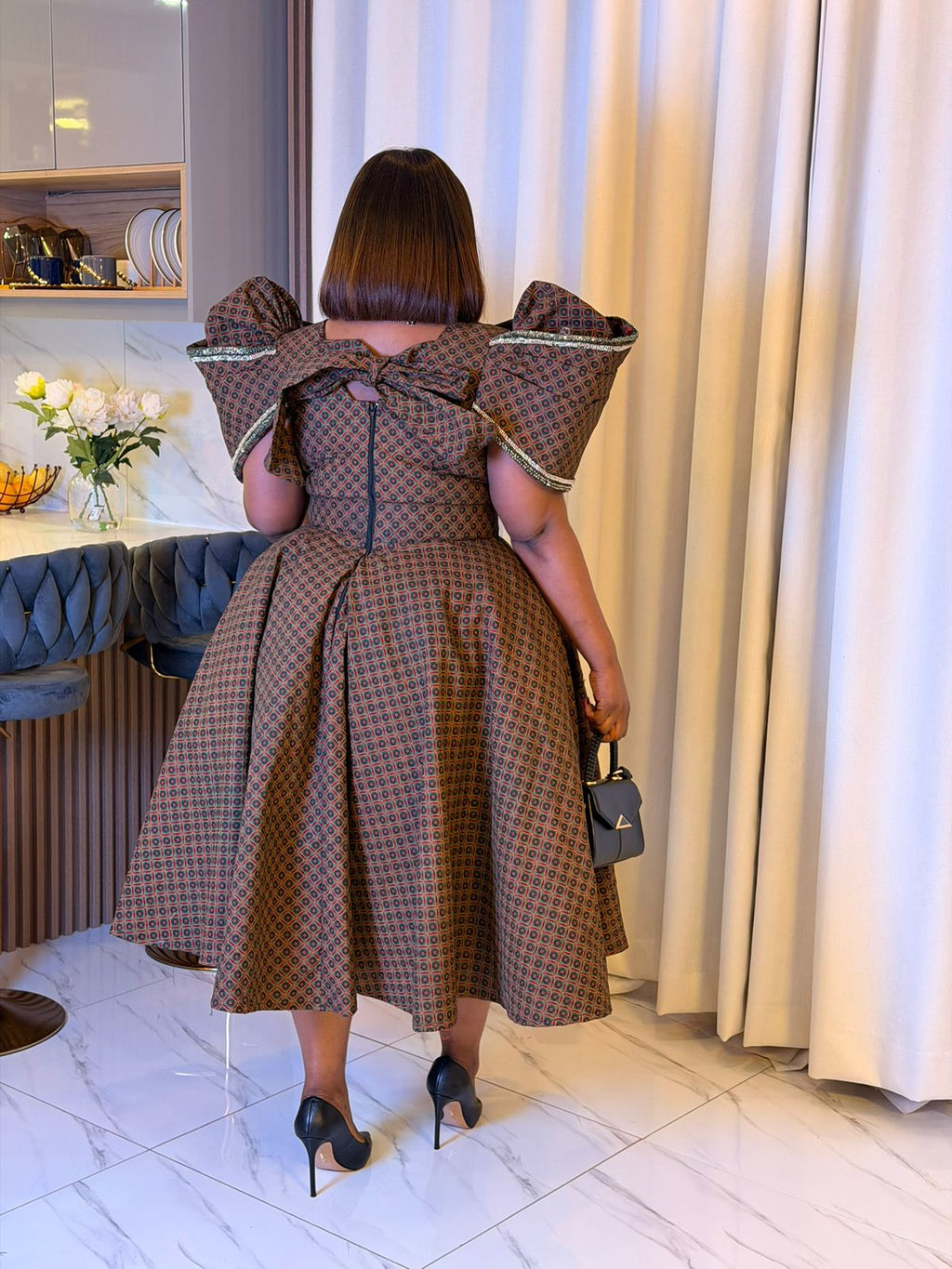 Bronze Muse Dress