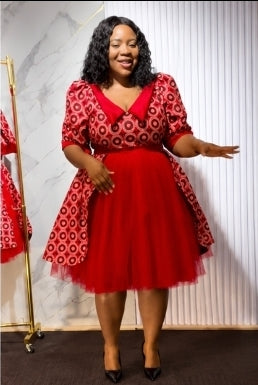 AfroRuby Dress