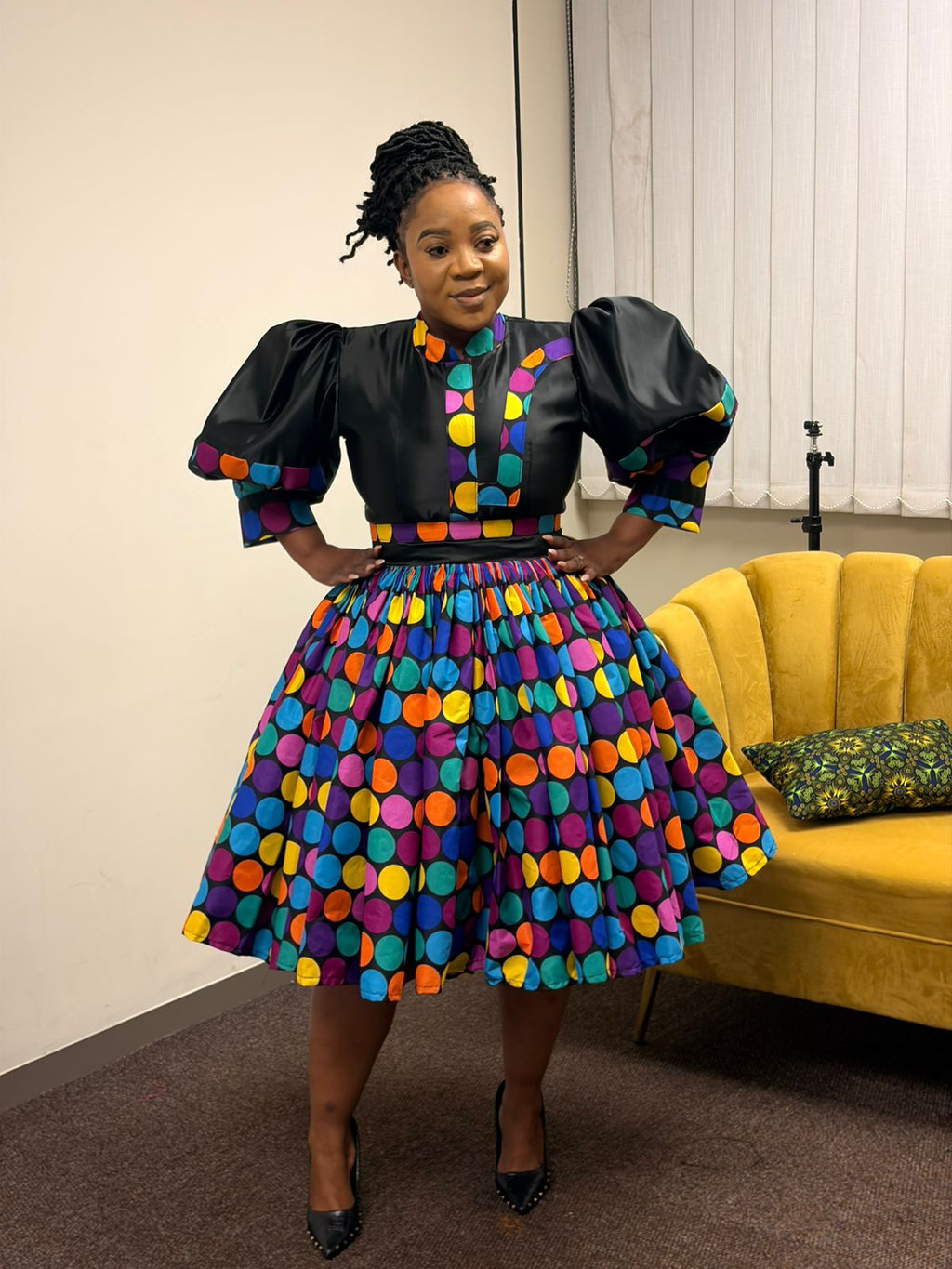 Color Pop Dot  Dress