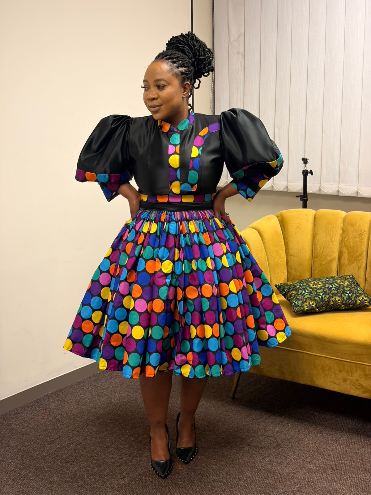 Color Pop Dot  Dress