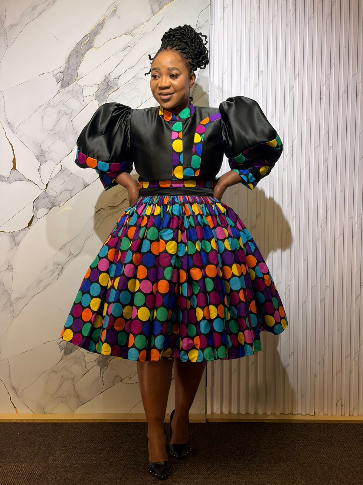 Color Pop Dot  Dress