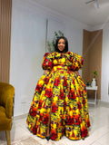Golden Sunset Heritage Ball Gown