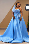 Celestial Blue Blossom Gown