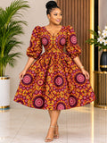 Crimson Radiance Dress