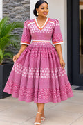 Mauve Queen Elegance Dress