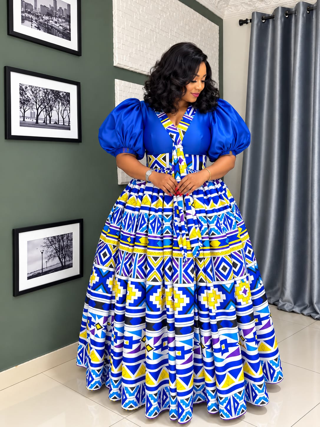 Cobalt Queen’s Legacy Gown