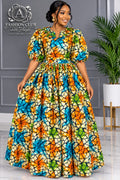 TURQUOISE EMPRESS DRESS