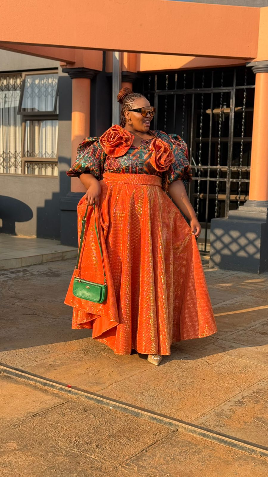 Sunfire Bloom Gown