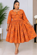 Golden Sunset Heritage Dress
