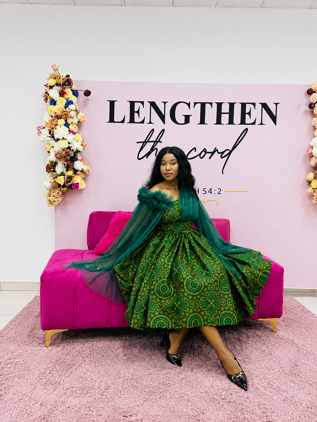 The Zuri Emerald Dress