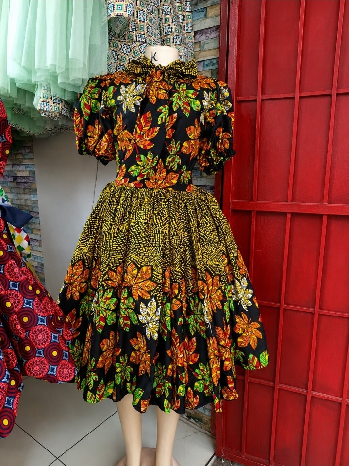 Golden Harvest Duchess Dress
