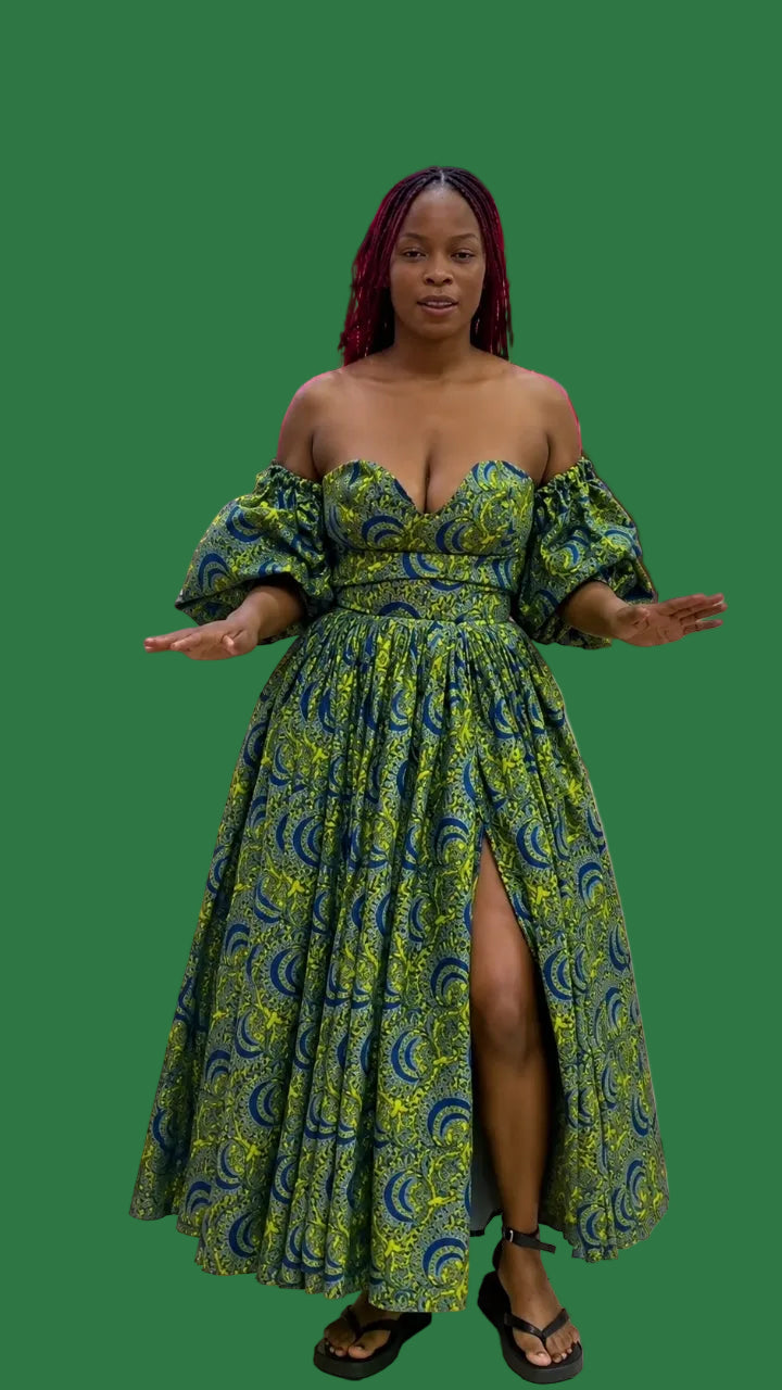 Emerald Moonlight Gown