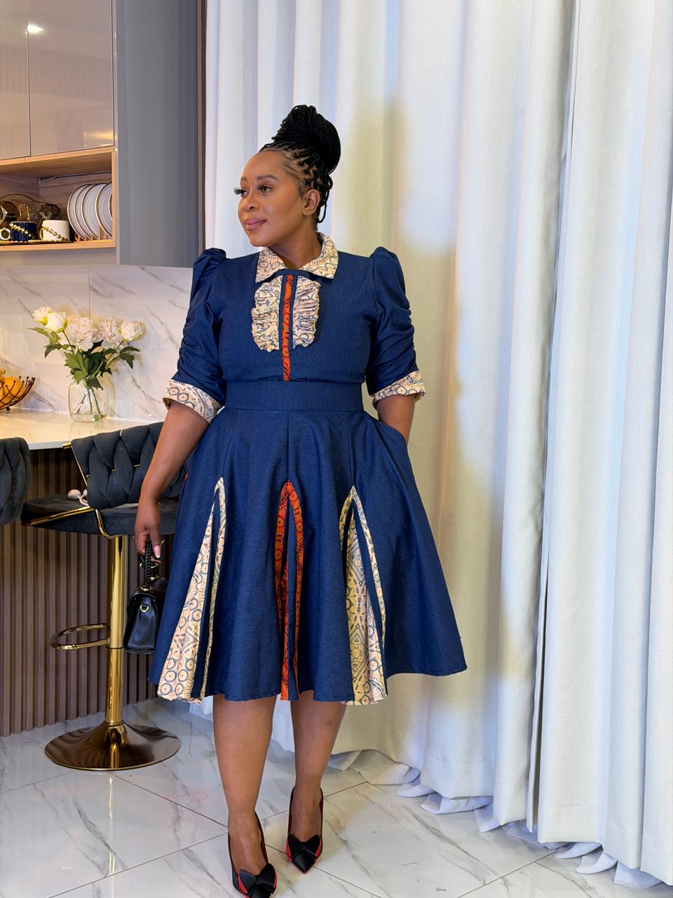 Denim Prestige Mix Dress