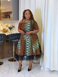 Earth Muse Off-Shoulder Dress