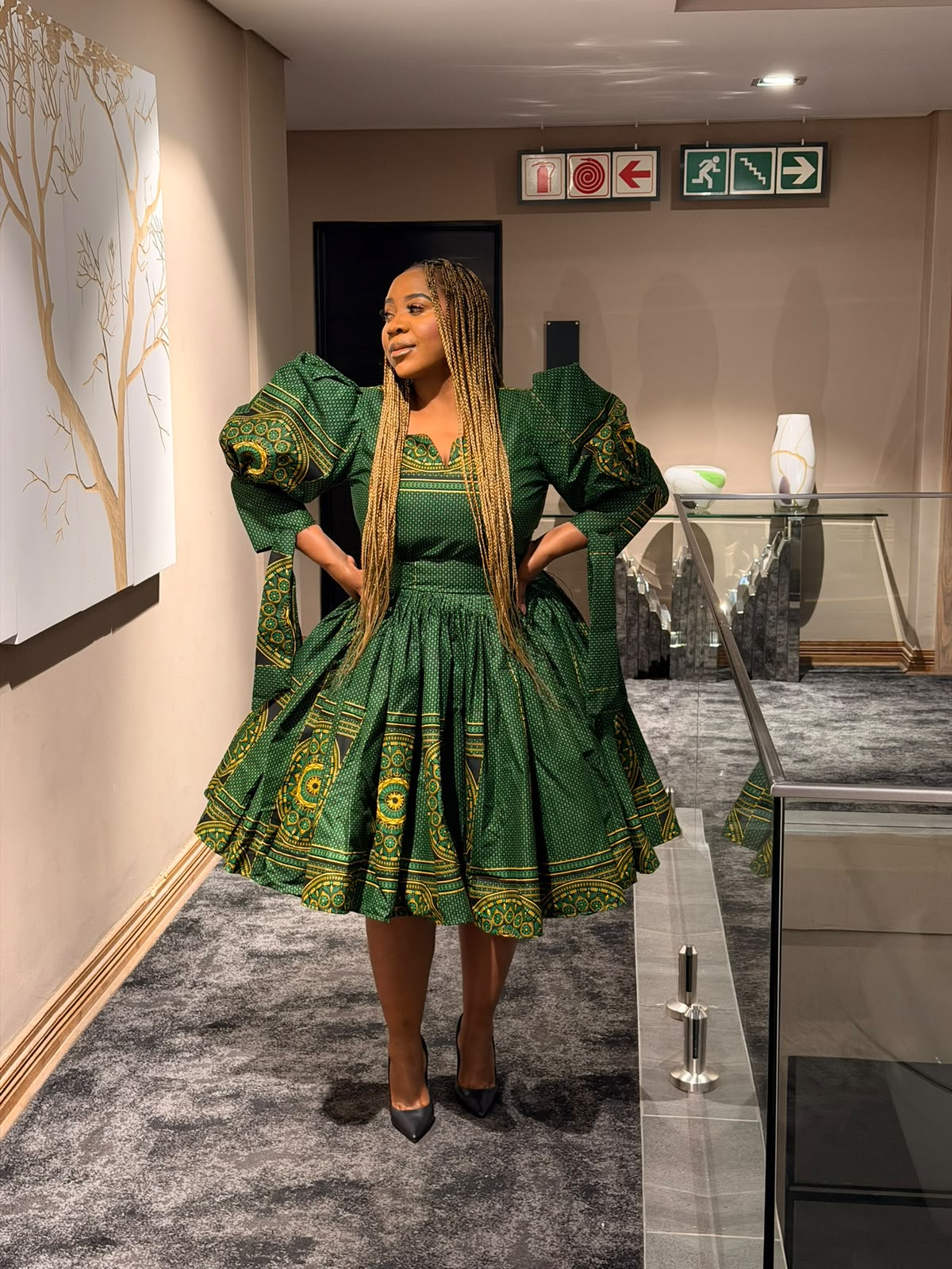 Emerald Royal Duchess Dress