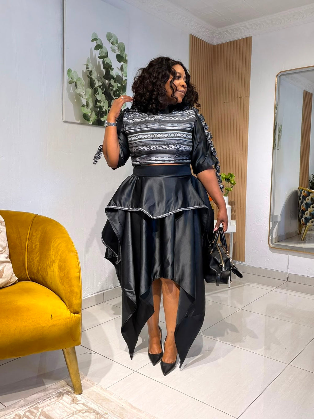 Majesty Cascade Dress