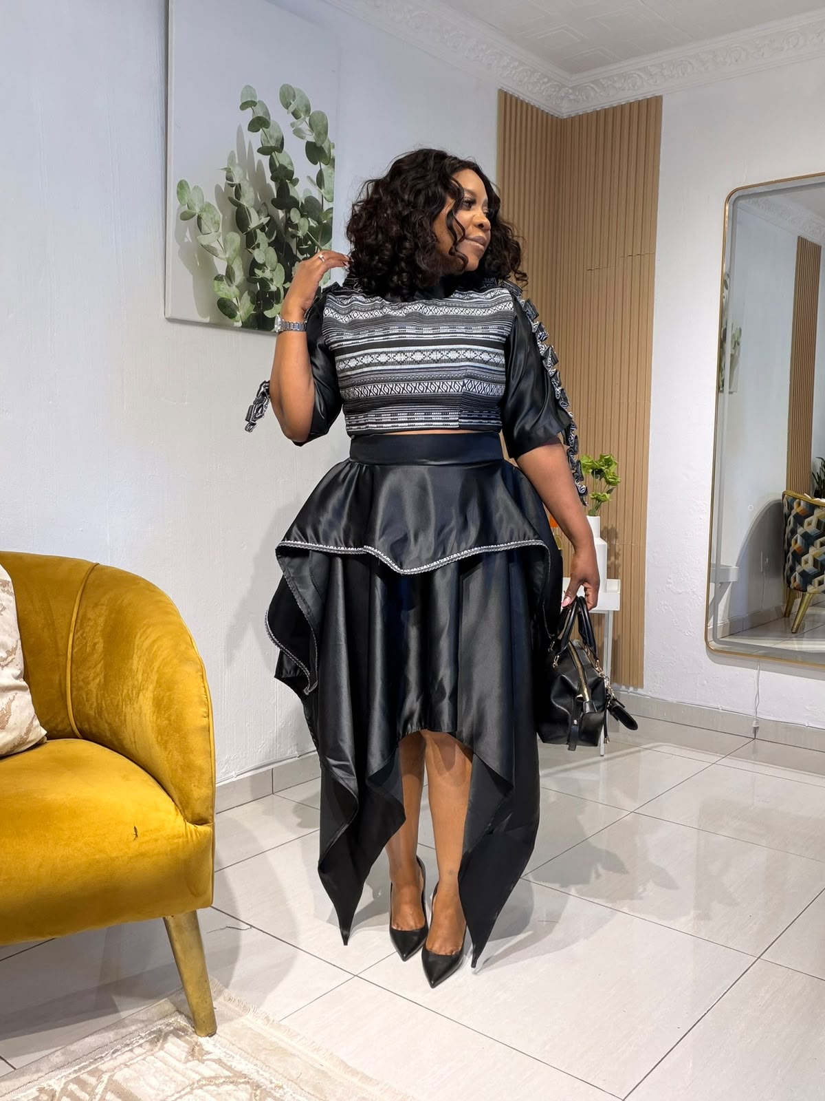 Majesty Cascade Dress