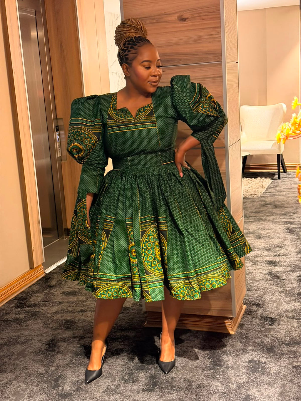 Emerald Royal Duchess Dress
