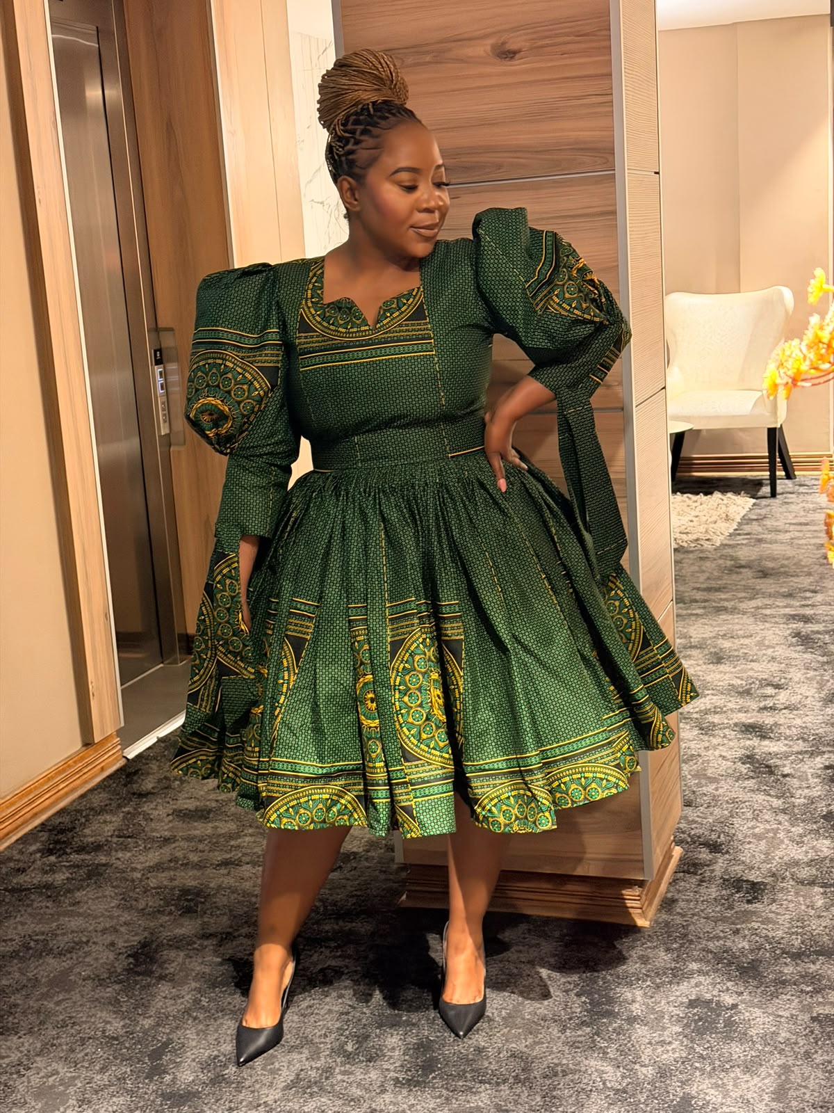 Emerald Royal Duchess Dress