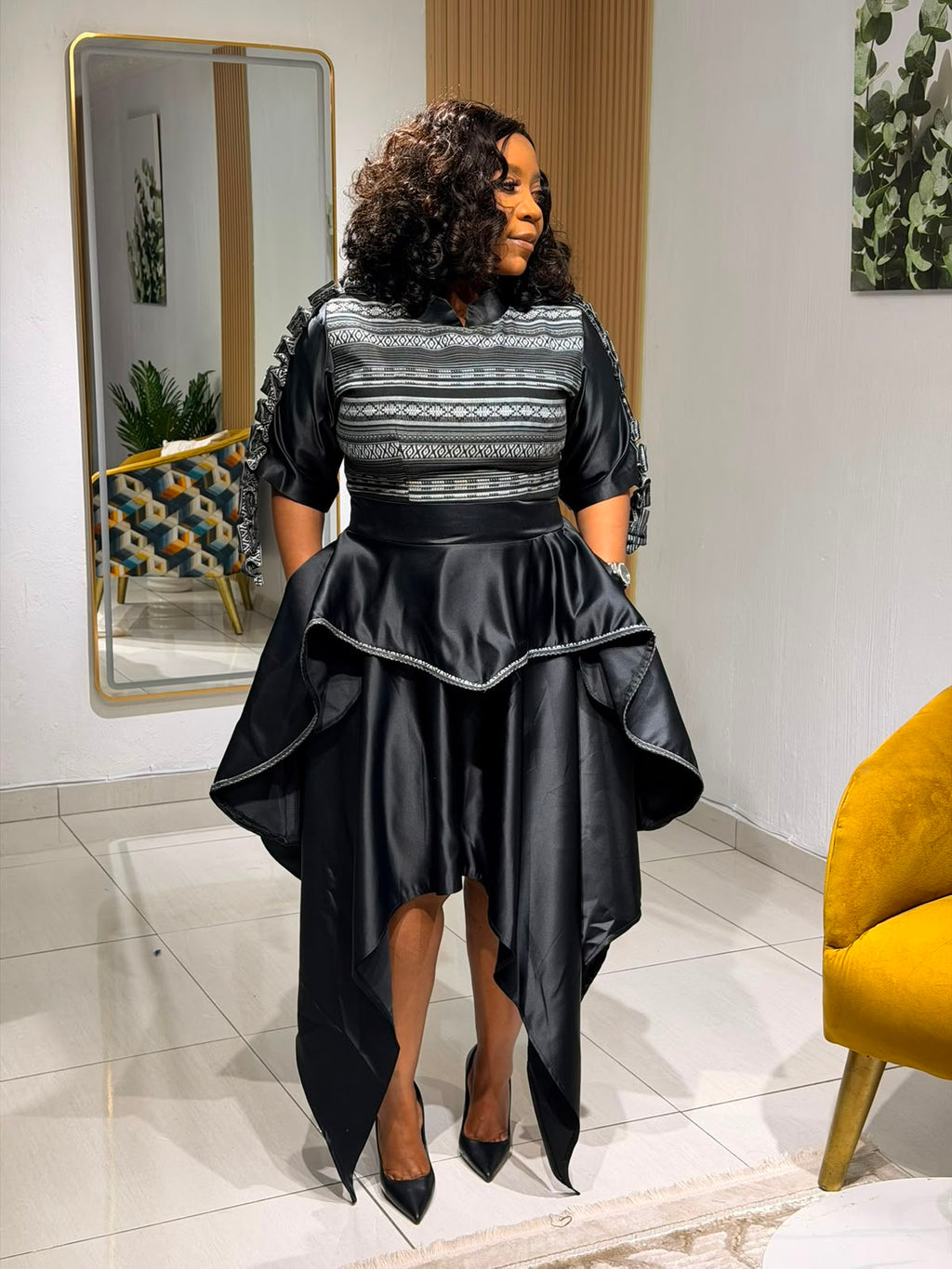 Majesty Cascade Dress