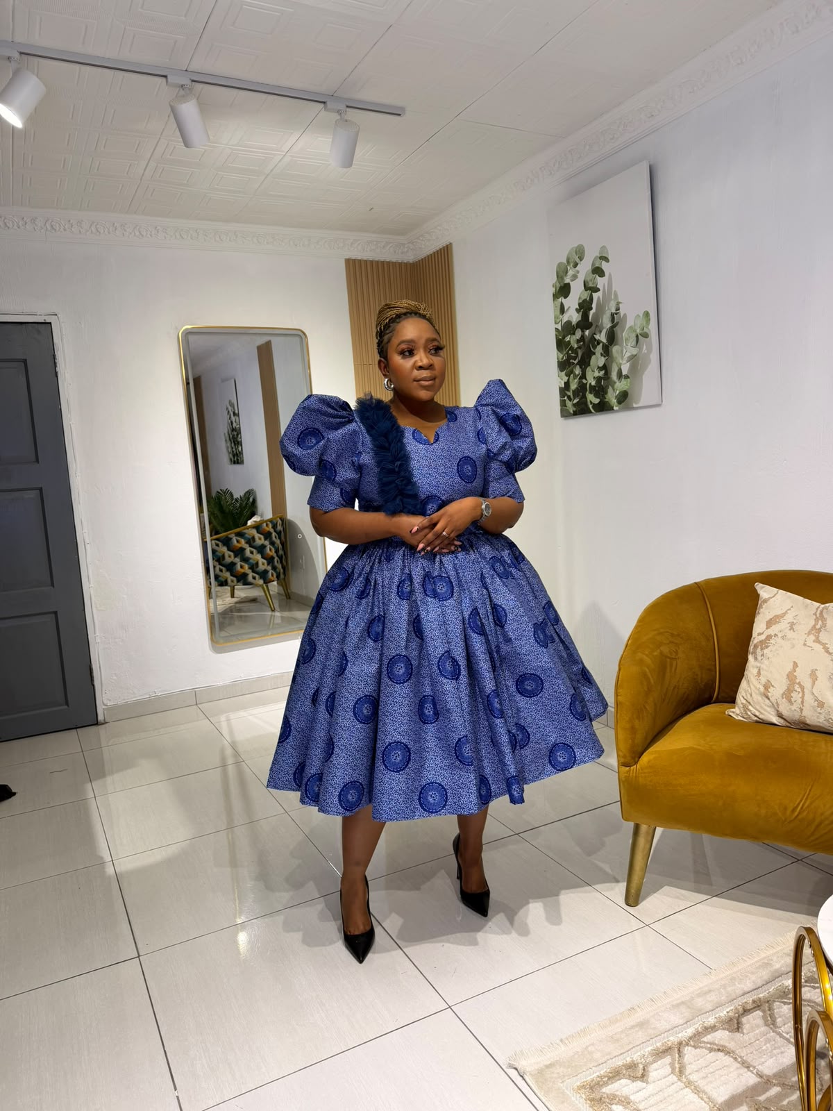 Royal Sapphire Empress Dress