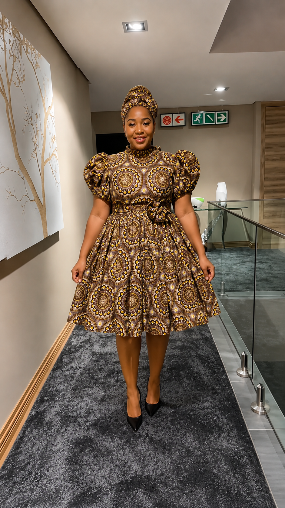 Golden Heritage Duchess Dress