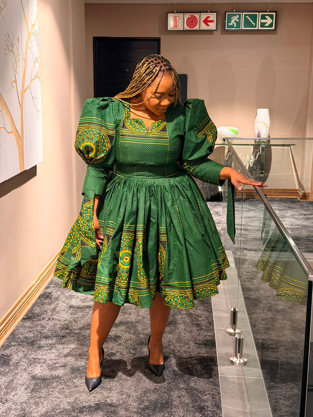Emerald Royal Duchess Dress