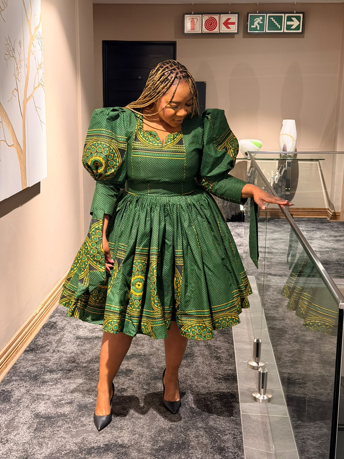Emerald Royal Duchess Dress