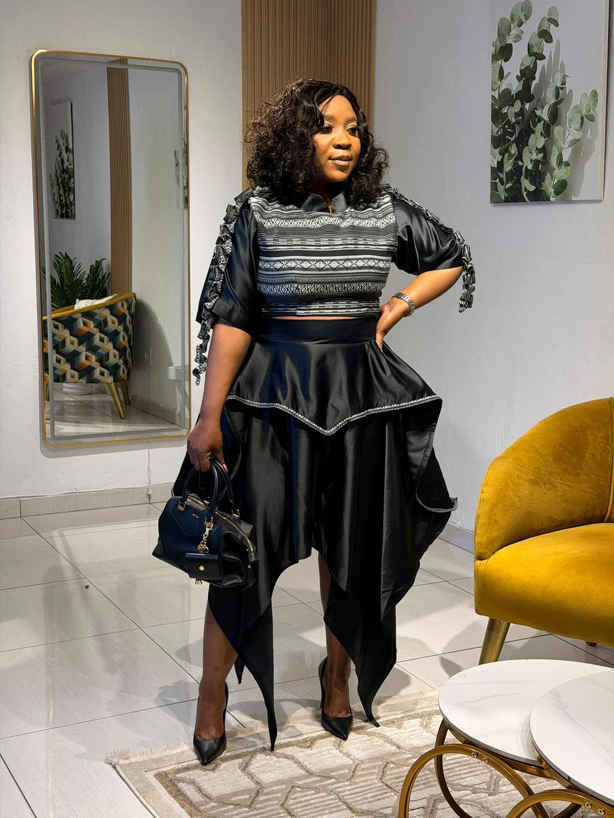 Majesty Cascade Dress